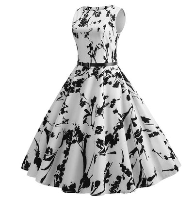 Biała Sukienka W Stylu Vintage