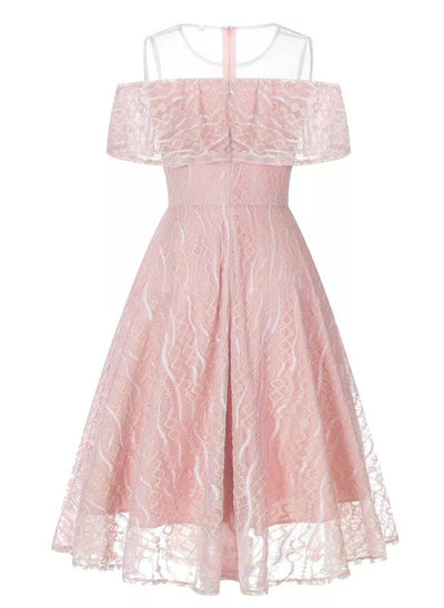 Różowa Suknia Ślubna W Stylu Vintage