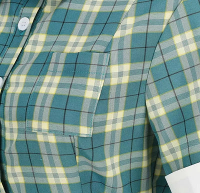 Zielona Sukienka Vintage Scotland