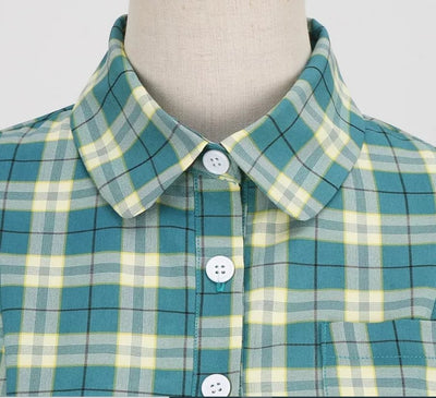 Zielona Sukienka Vintage Scotland