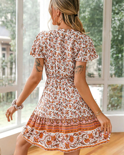 Szykowna Sukienka W Stylu Hippie