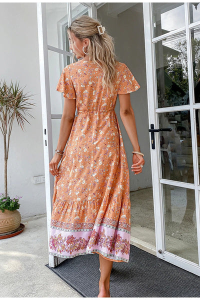 Sukienka W Stylu Hipisowskim