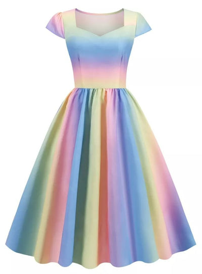 Ładna Sukienka W Stylu Vintage