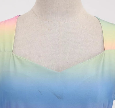 Ładna Sukienka W Stylu Vintage