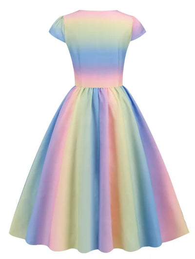 Ładna Sukienka W Stylu Vintage