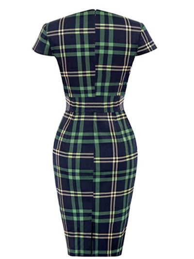 Zielona Sukienka Vintage Na Dzień