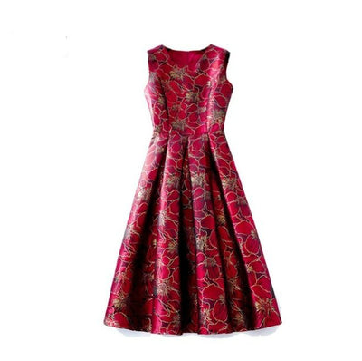 Fioletowa Sukienka Dzienna W Stylu Vintage