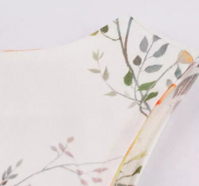 Biała Długa Sukienka Vintage Z Lat 50