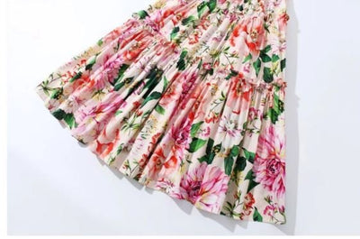 Sukienka W Stylu Vintage W Kwiaty