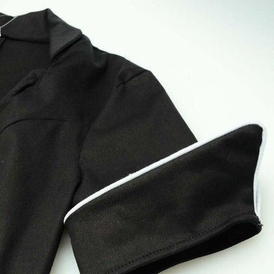 Sukienka Vintage Z Wysokim Rękawem