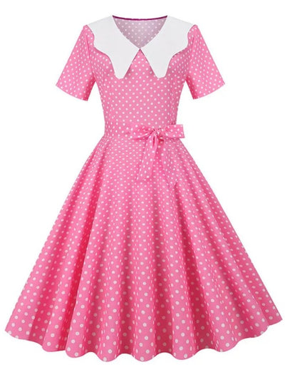 Vintage Różowa Suknia Ślubna