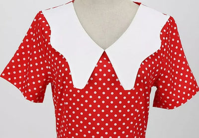 Vintage Czerwona Suknia Ślubna