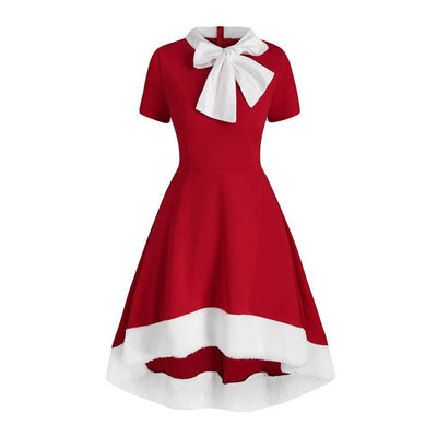 Czerwona Sukienka Vintage Z Lat 60