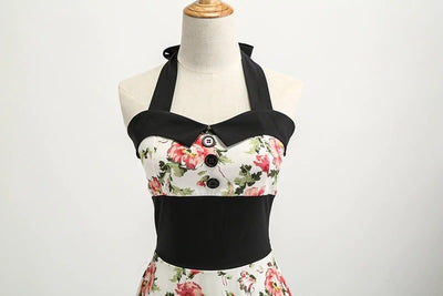 Kwiecista Sukienka Pin-Up W Stylu Vintage
