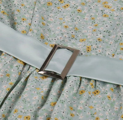 Sukienka Pin Up W Stylu Vintage Z Kwiatowym Nadrukiem