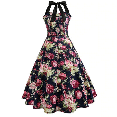Kiczowa Sukienka Pin-Up W Stylu Vintage