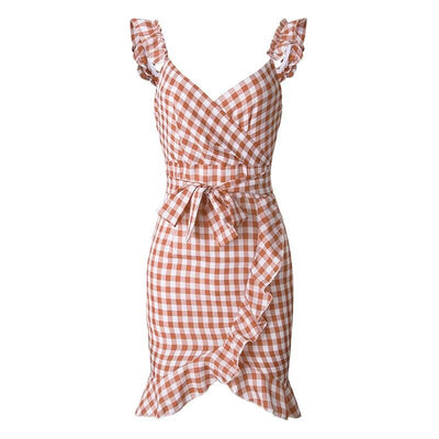 Różowa Plażowa Sukienka Vintage
