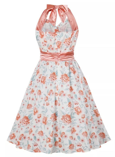 Vintage Różowa Suknia Ślubna