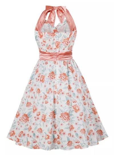 Różowa Sukienka Na Przyjęcie W Stylu Vintage