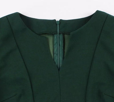 Zielona Sukienka Na Przyjęcie W Stylu Vintage