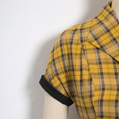 Angielska Sukienka W Stylu Vintage