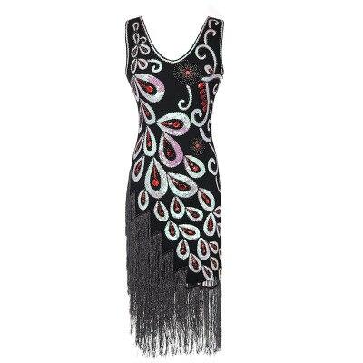 Czarna Sukienka W Stylu Lat 20. XX Wieku