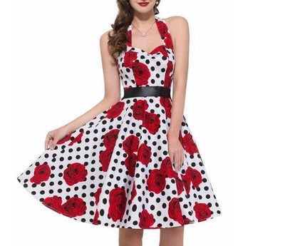 Sukienka Vintage W Kwiaty