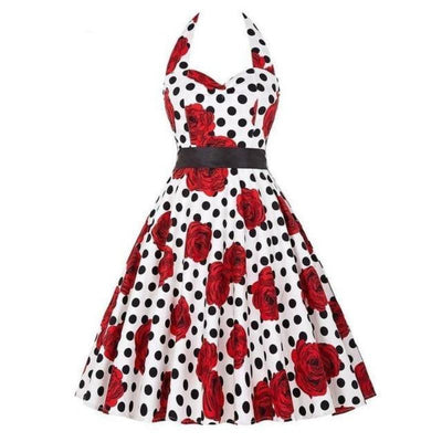 Sukienka Vintage W Kwiaty