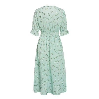 Sukienka Midi W Stylu Vintage