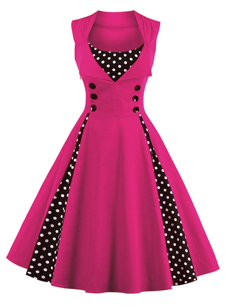 Sukienka Rockabilly W Stylu Retro
