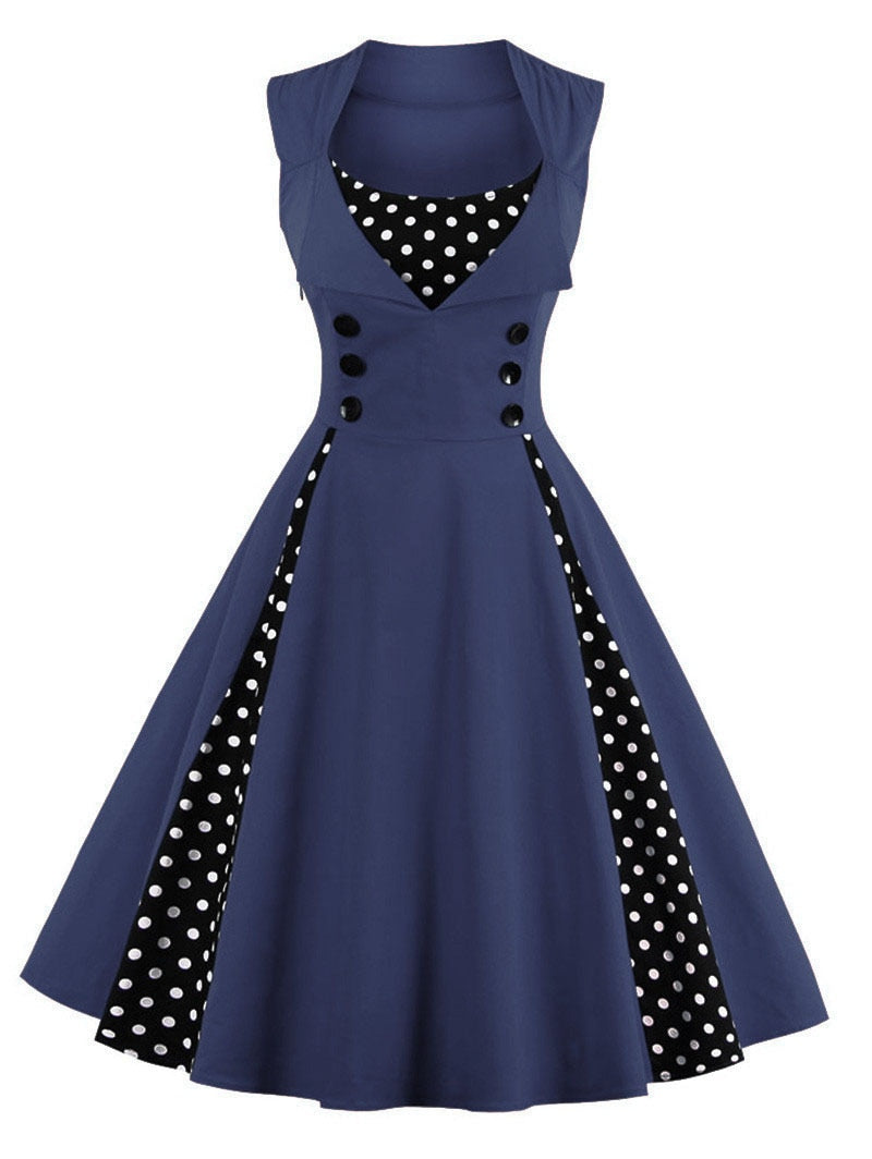 Sukienka Rockabilly W Stylu Retro