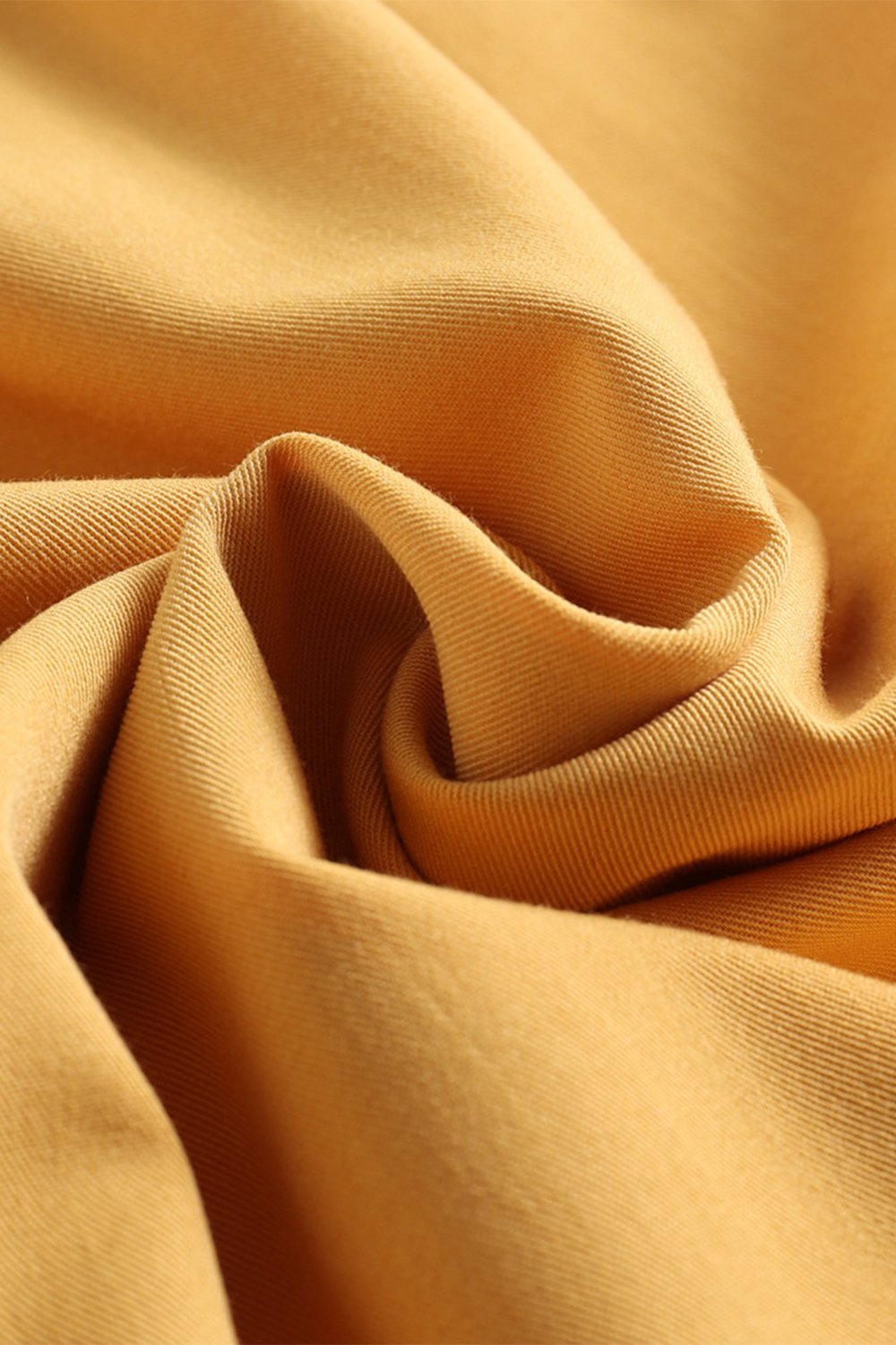 Żółta Sukienka Midi Vintage Z Lat 50