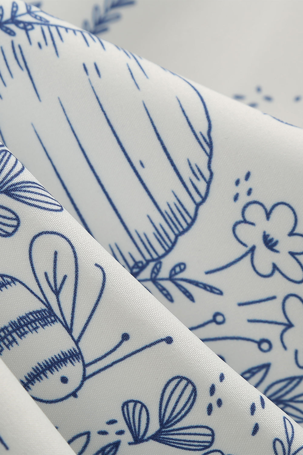 Sukienka W Kwiatowy Wzór Z Lat 50. XX Wieku