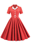 Sukienka W Kratę Vintage Z Lat 50
