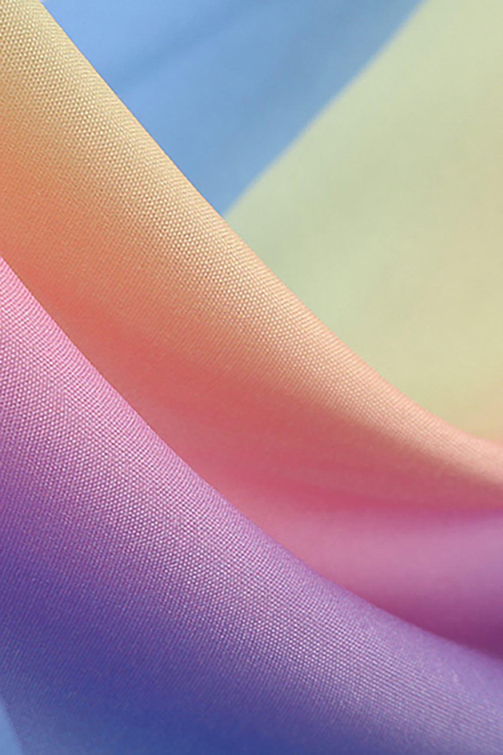 Tęczowa Sukienka W Stylu Lat 50