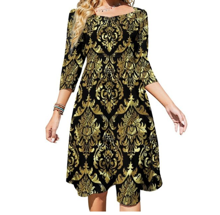 Krótka Sukienka Disco Z Lat 70