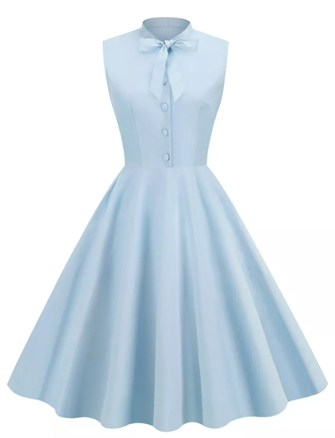 Sukienka Vintage Z Muszką