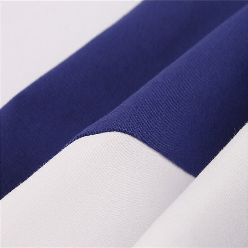 Sukienka Vintage Z Wąską Talią, Niebieska