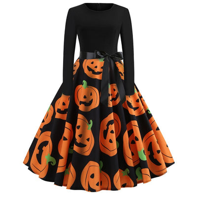 Halloweenowa Sukienka Rockabilly Spirit