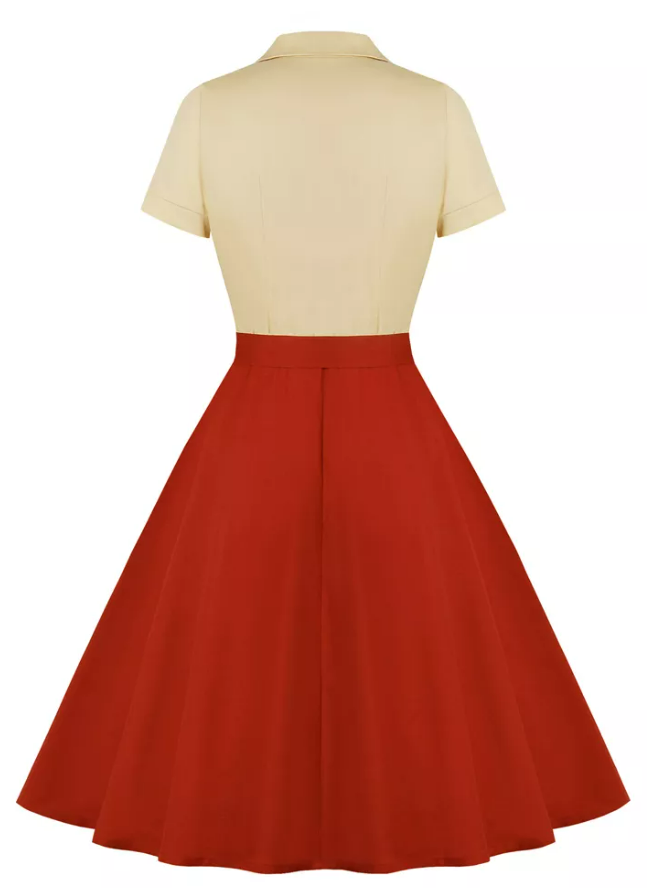 Rockowa Sukienka W Stylu Vintage