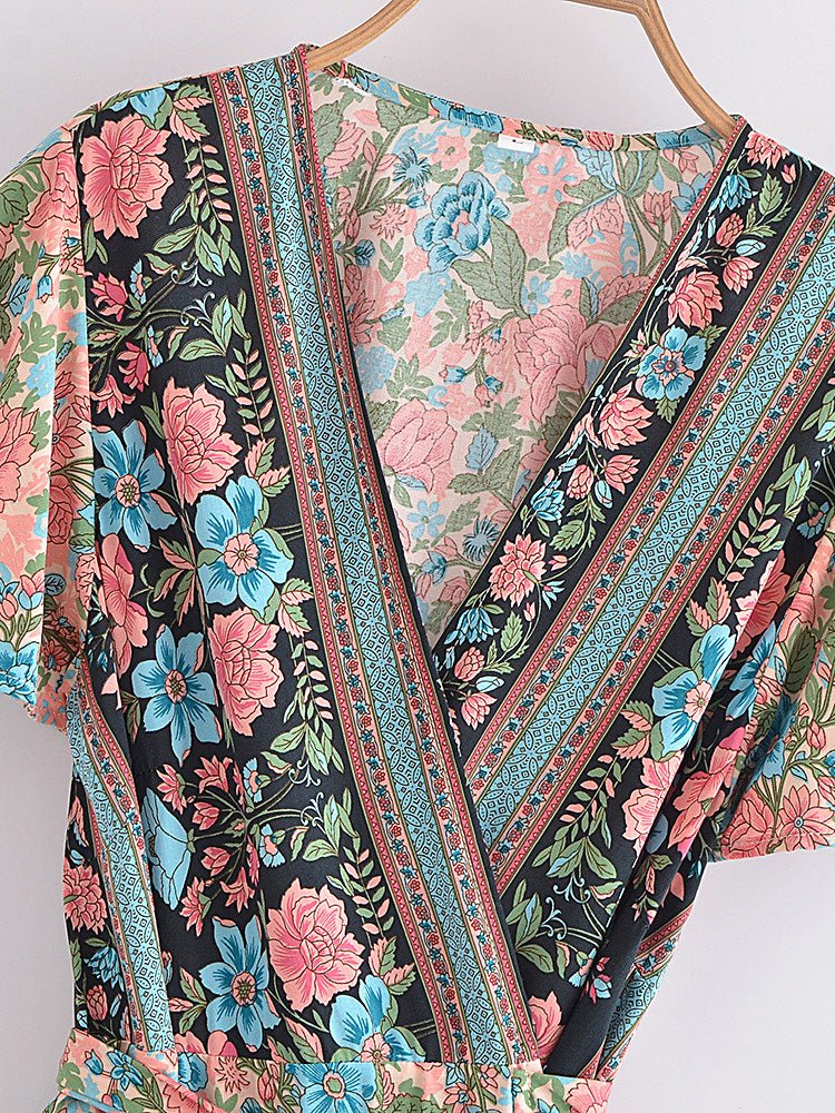 Zielona Sukienka Z Lat 70