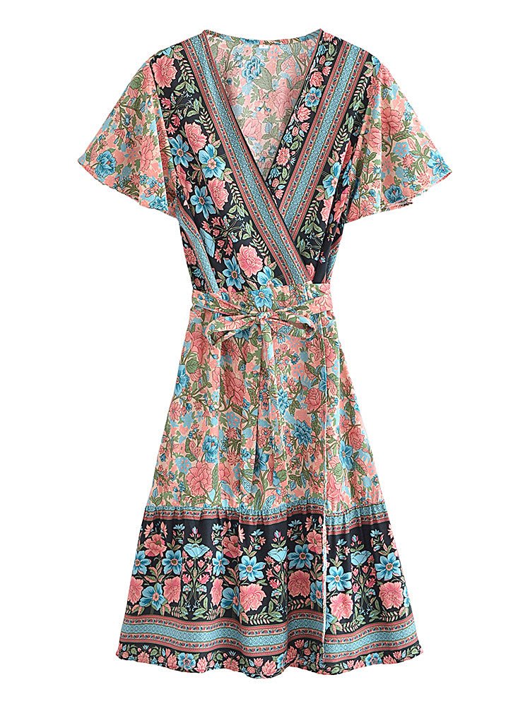 Zielona Sukienka Z Lat 70