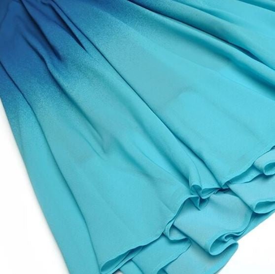 Niebieska Sukienka Vintage Z Lat 40