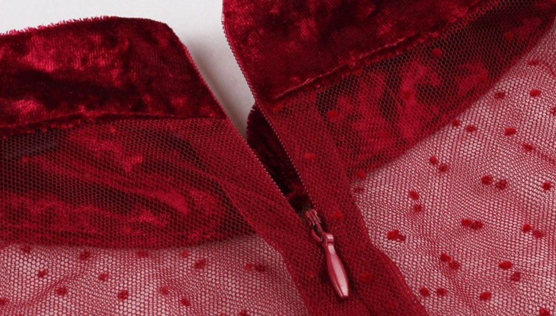 Bordowa Sukienka Vintage Z Lat 60