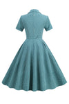 Sukienka W Kratę Vintage Z Lat 50