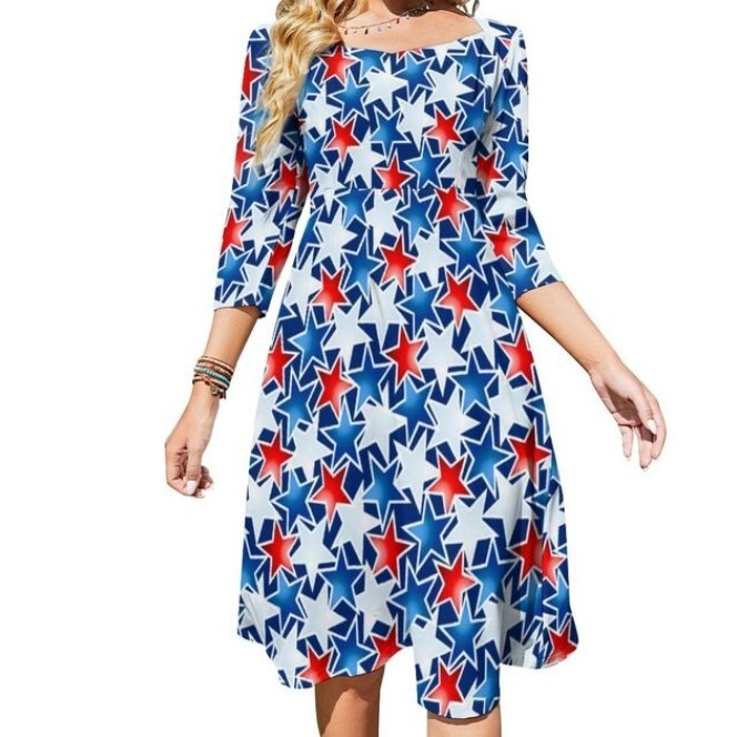 Damska Sukienka Konfetti W Stylu Vintage Z Lat 70