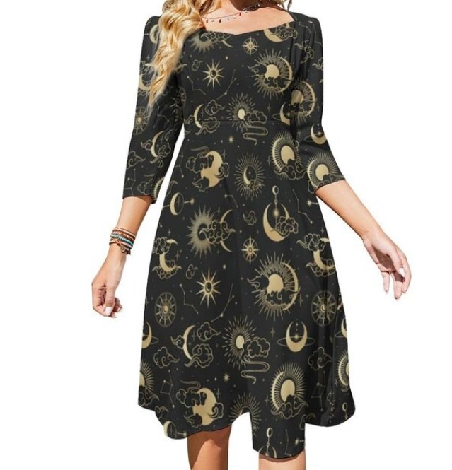 Damska Sukienka Vintage Z Odkrytymi Plecami Z Lat 70