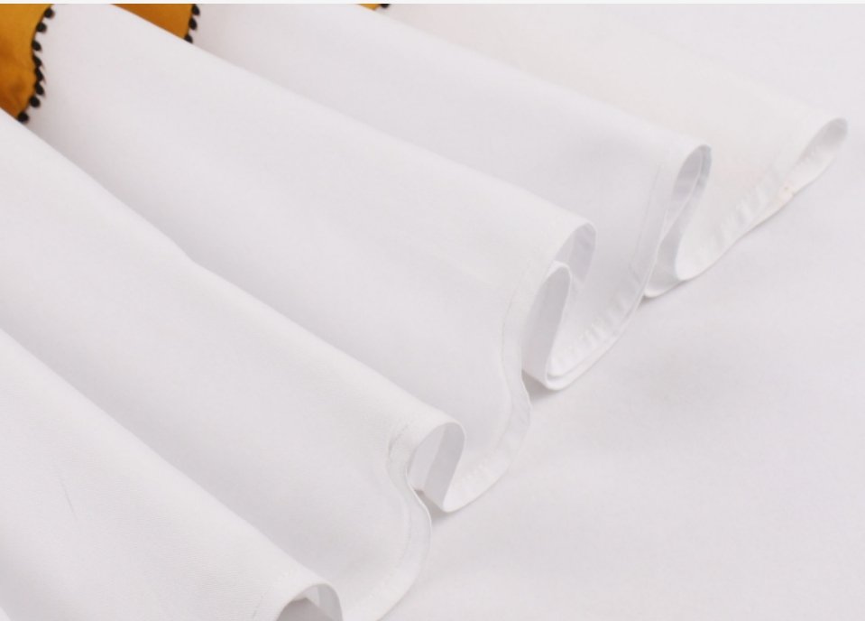 Ładna Żółta I Biała Sukienka W Stylu Vintage