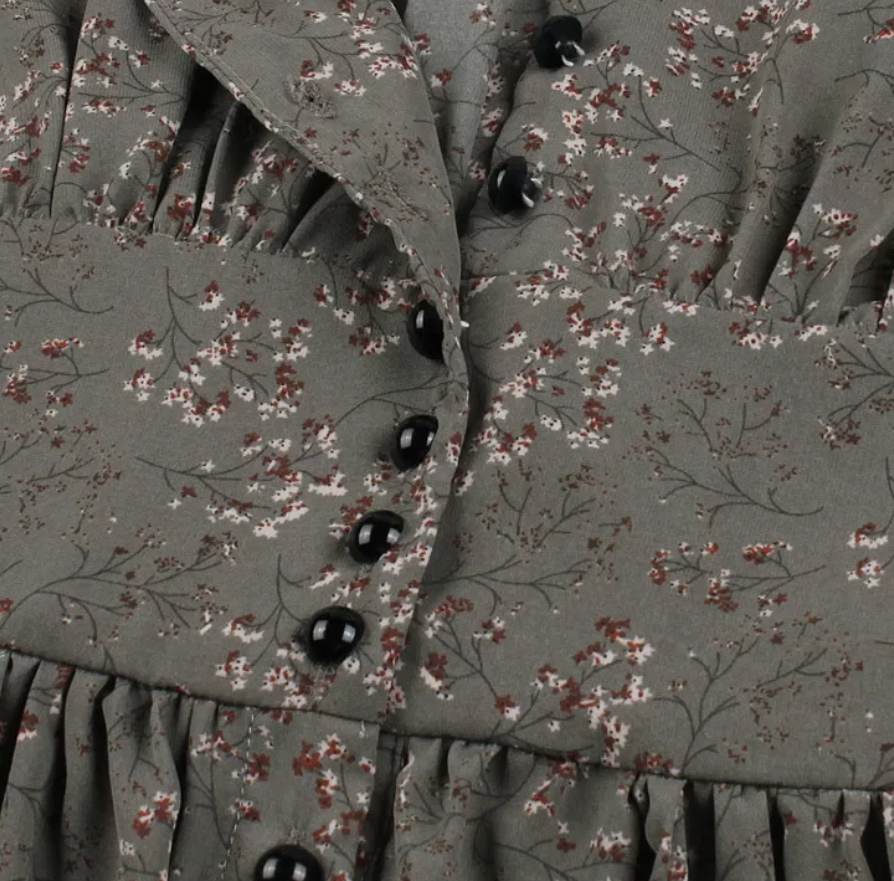 Sukienka Vintage 50 Szara