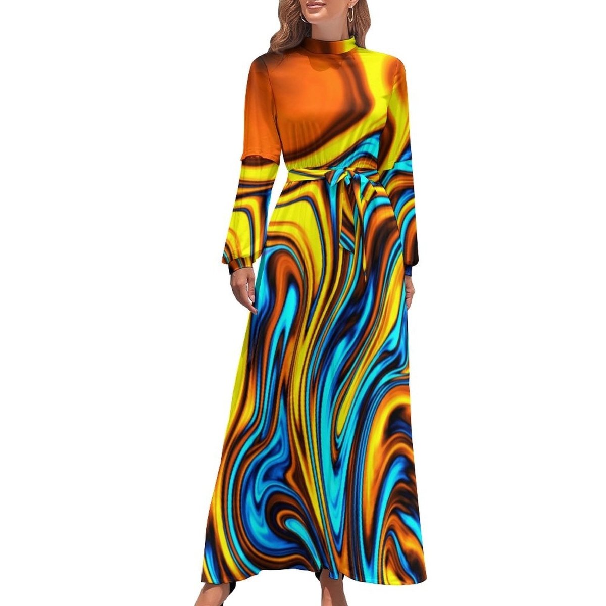 Elegancka Sukienka Z Lat 70